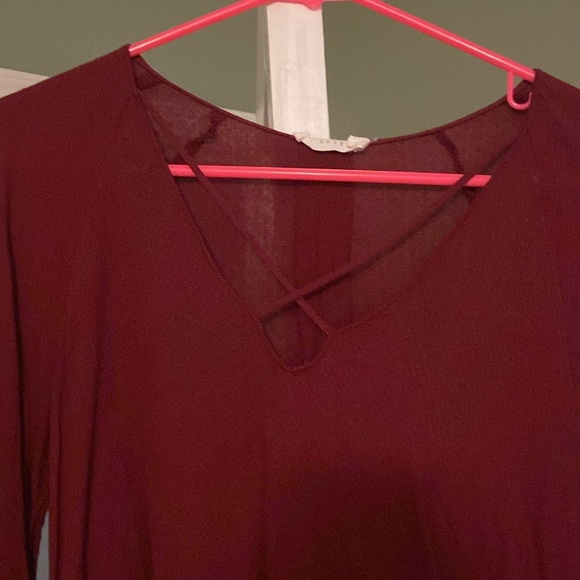 Dark red Lush top - Picture 2 of 7